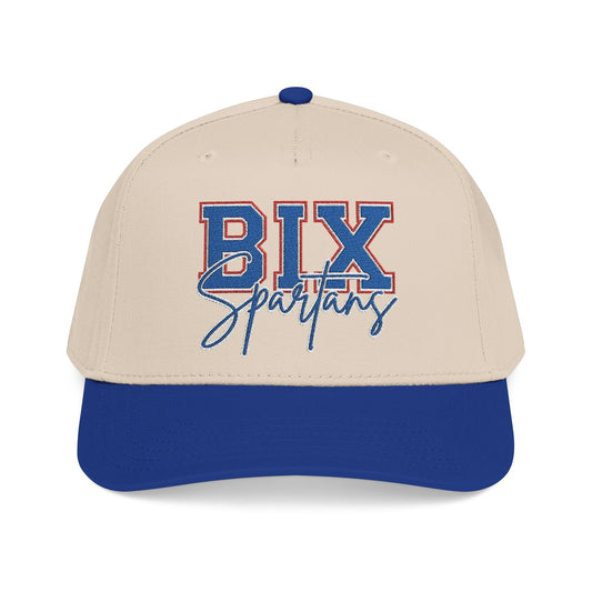 Bixby Spartans Script - Retro Distressed Patch Cap