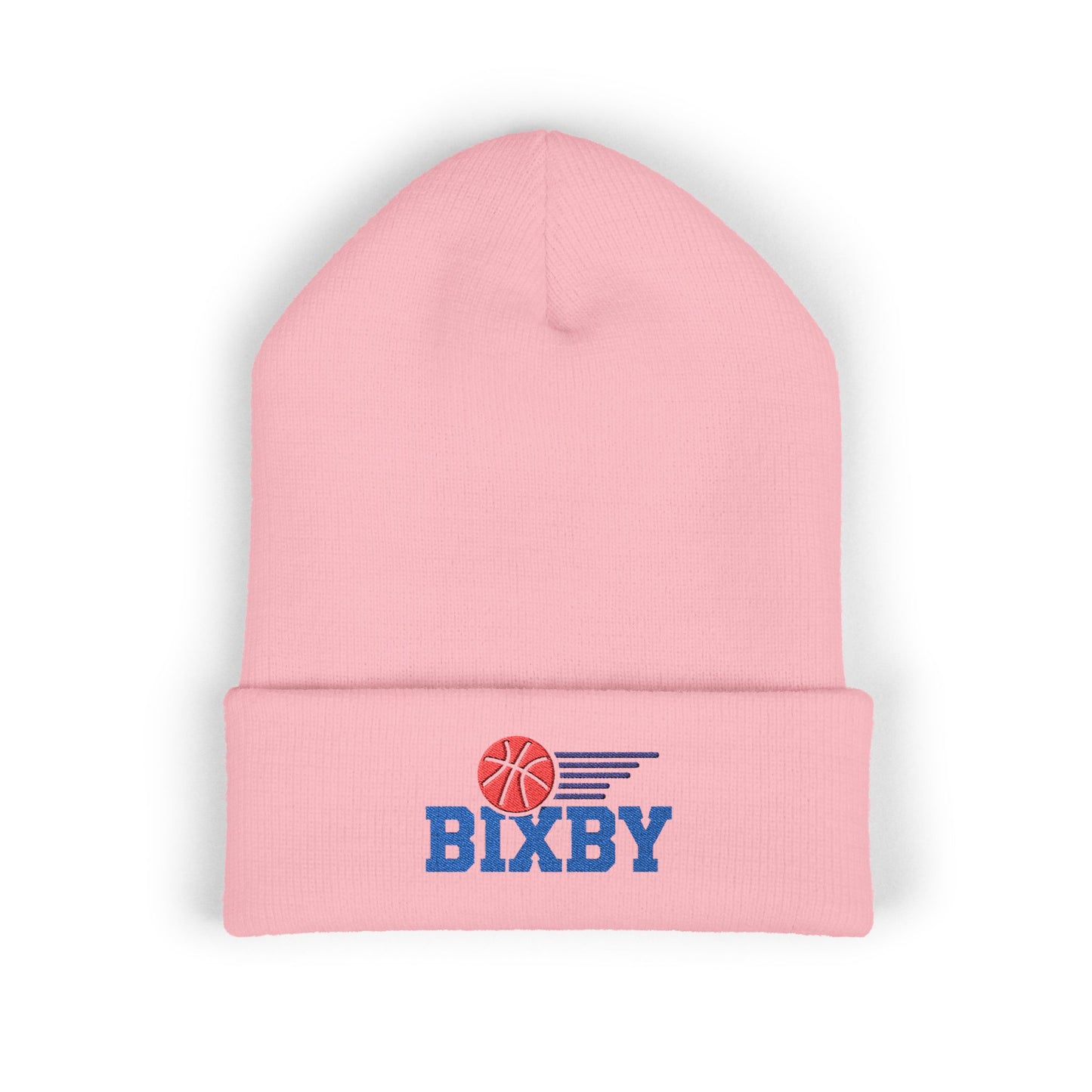 Bixby Spartan Basketball Embroidered Beanie