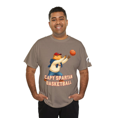 Capy Spartan Basketball Gildan Tee