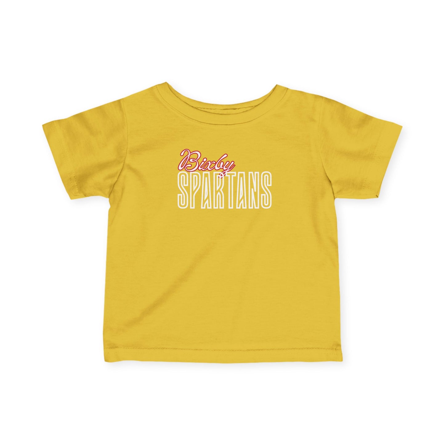 Bixby Spartans Cursive Infant Tee