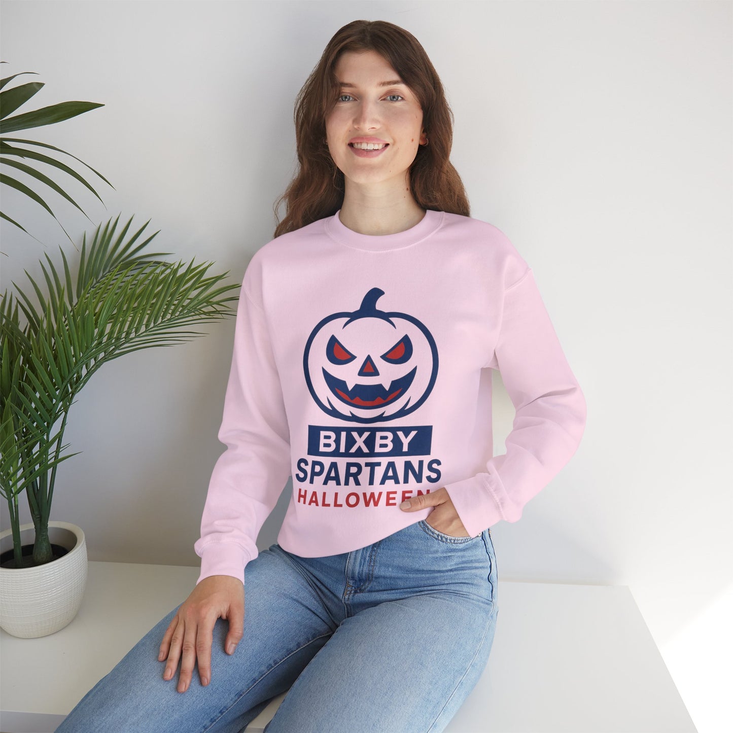 Spartans Halloween Gildan Sweatshirt