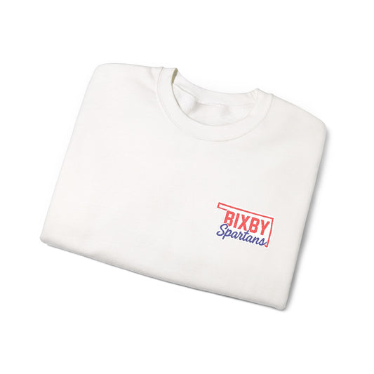 Bixby OK Spartans Embroidered Gildan Sweatshirt