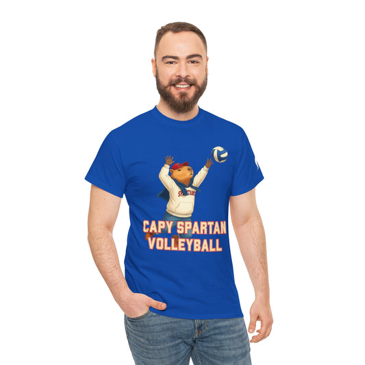 Capy Spartan Volleyball Gildan Tee