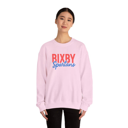 Bixby Spartans Embroidered Gildan Sweatshirt