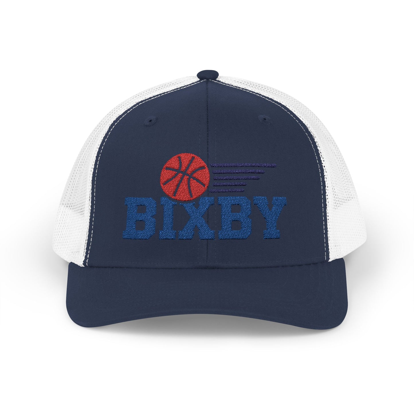 Bixby Spartans Basketball Embroidered Trucker Snapback