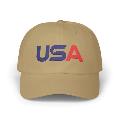 Patriotic USA Embroidered Classic Ballcap