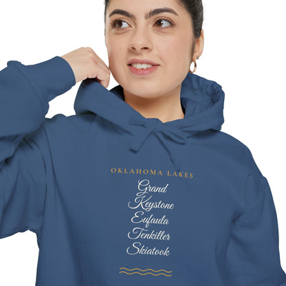 Oklahoma Lakes Hoodie | Comfort Colors