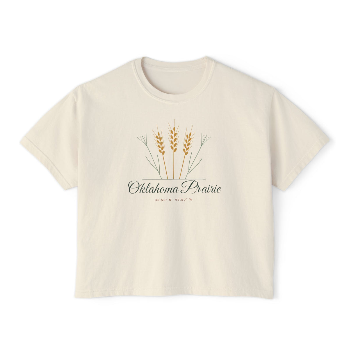 Oklahoma Prairie Boxy Comfort Colors Tee
