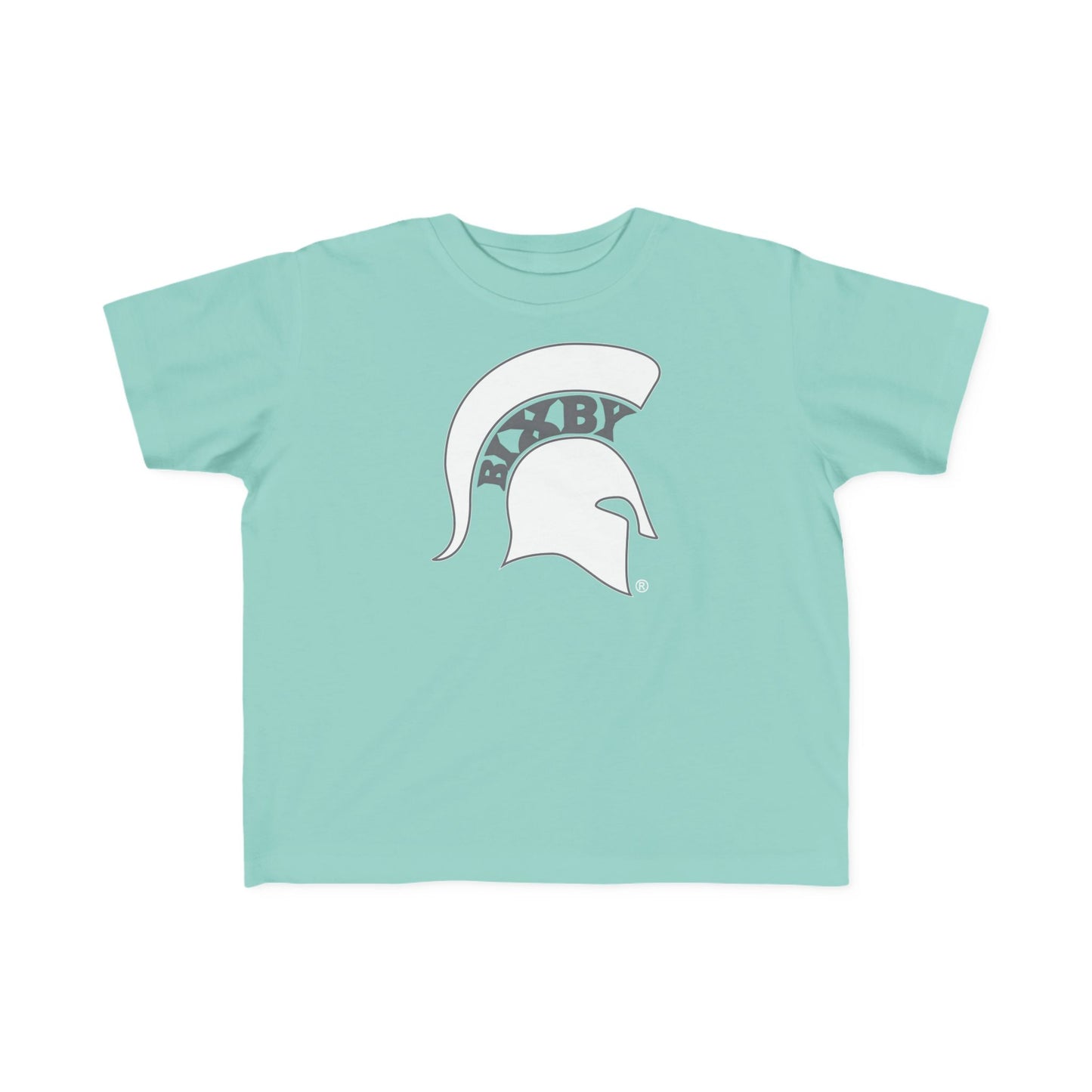 Spartan White Logo Rabbit Skins Toddler Tee