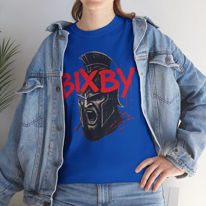 Bixby Spartan Helmet Chaos Gildan Tee