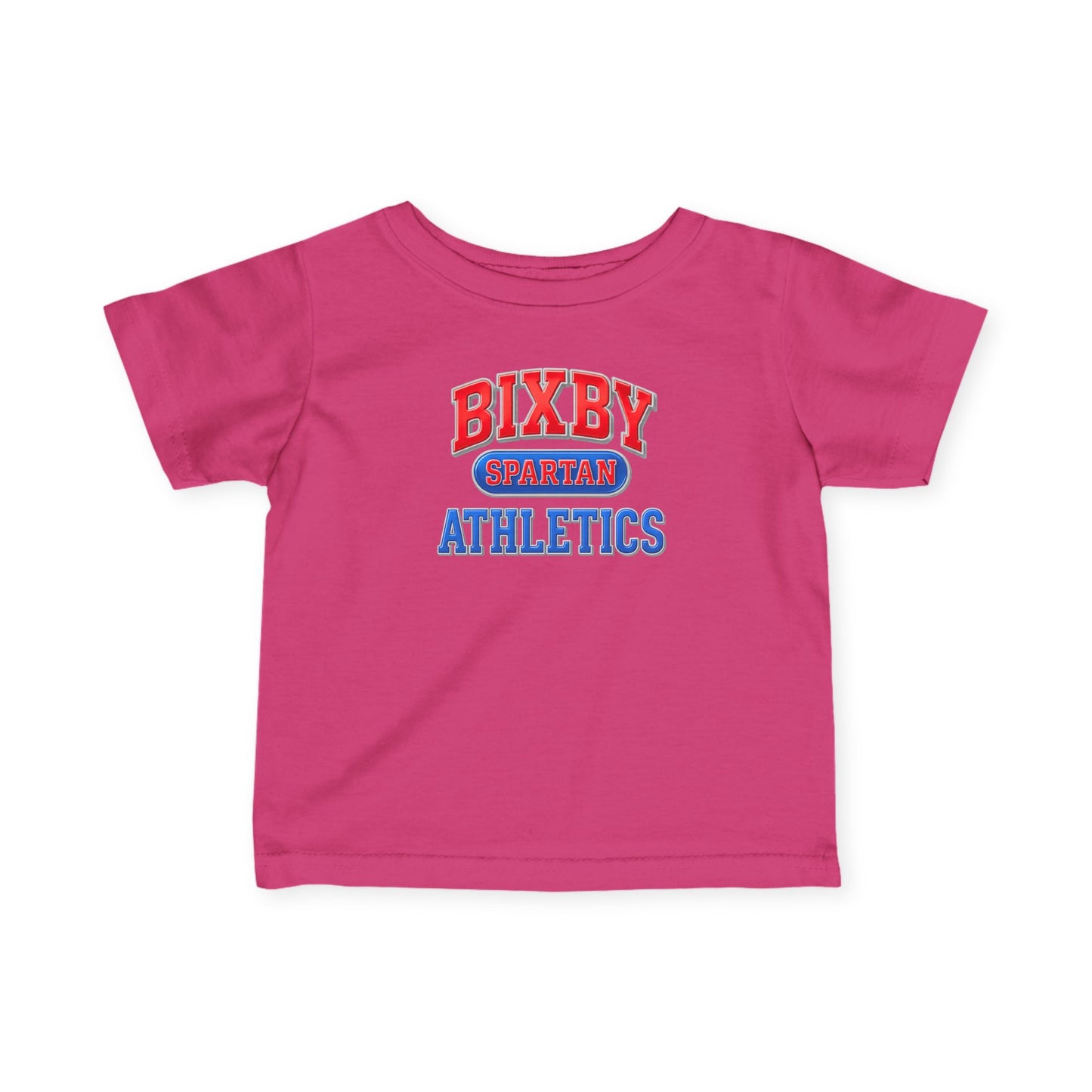 Bixby Spartan Athletics Infant Metallic Gildan Tee