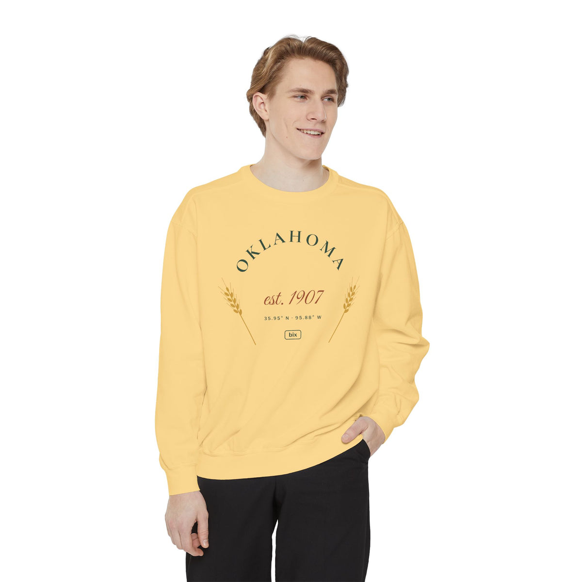 Oklahoma Est. 1907 Crewneck Sweatshirt | Comfort Colors