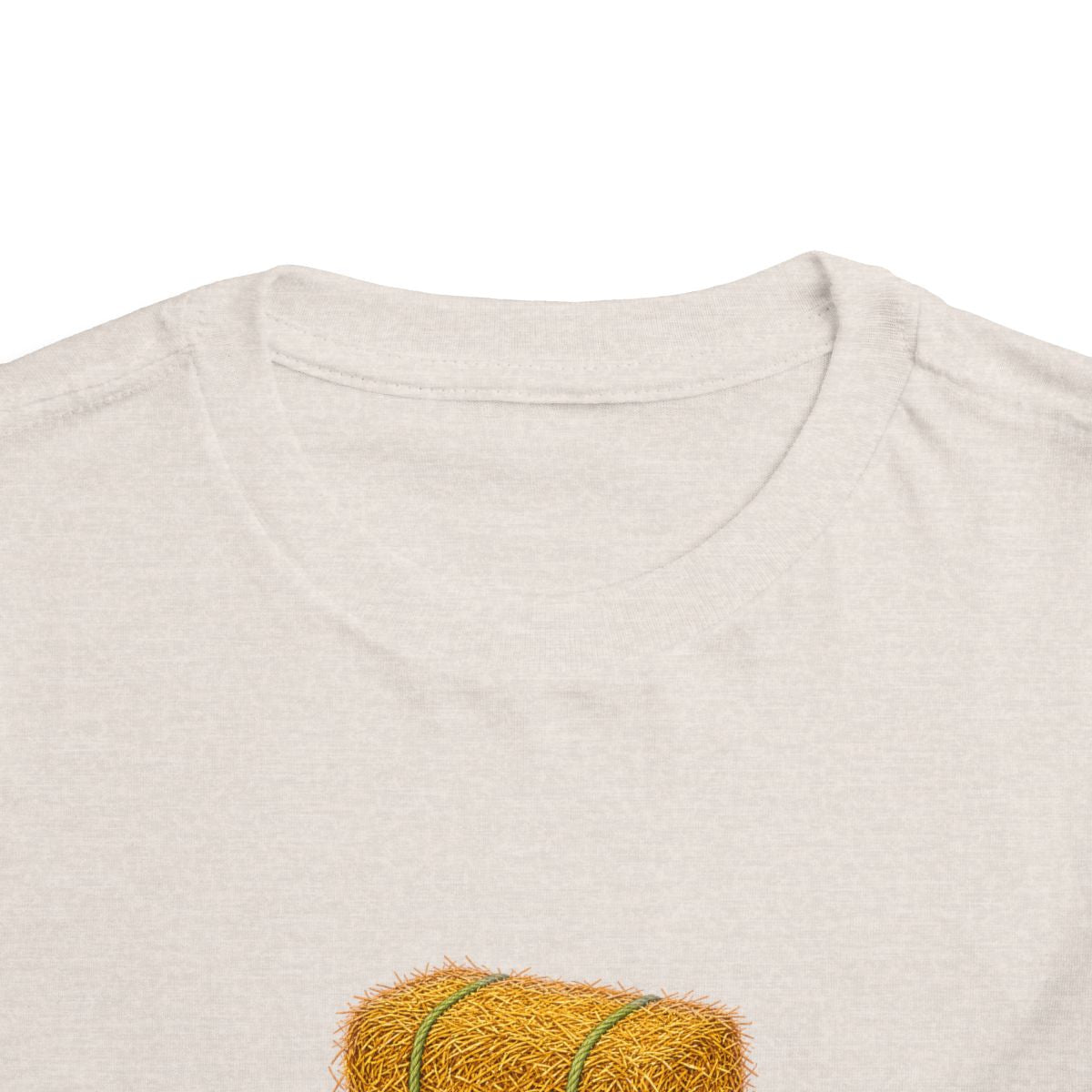 Hayride Season Toddler Tee collar detail