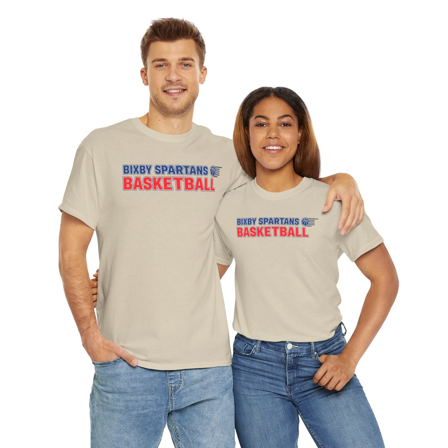 Bixby Spartans Basketball Gildan Tee