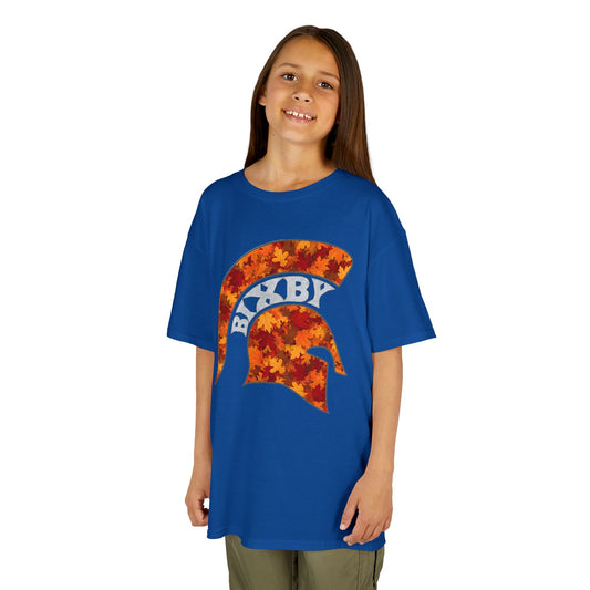 Bixby Spartan Fall Helmet Youth Gildan Tee