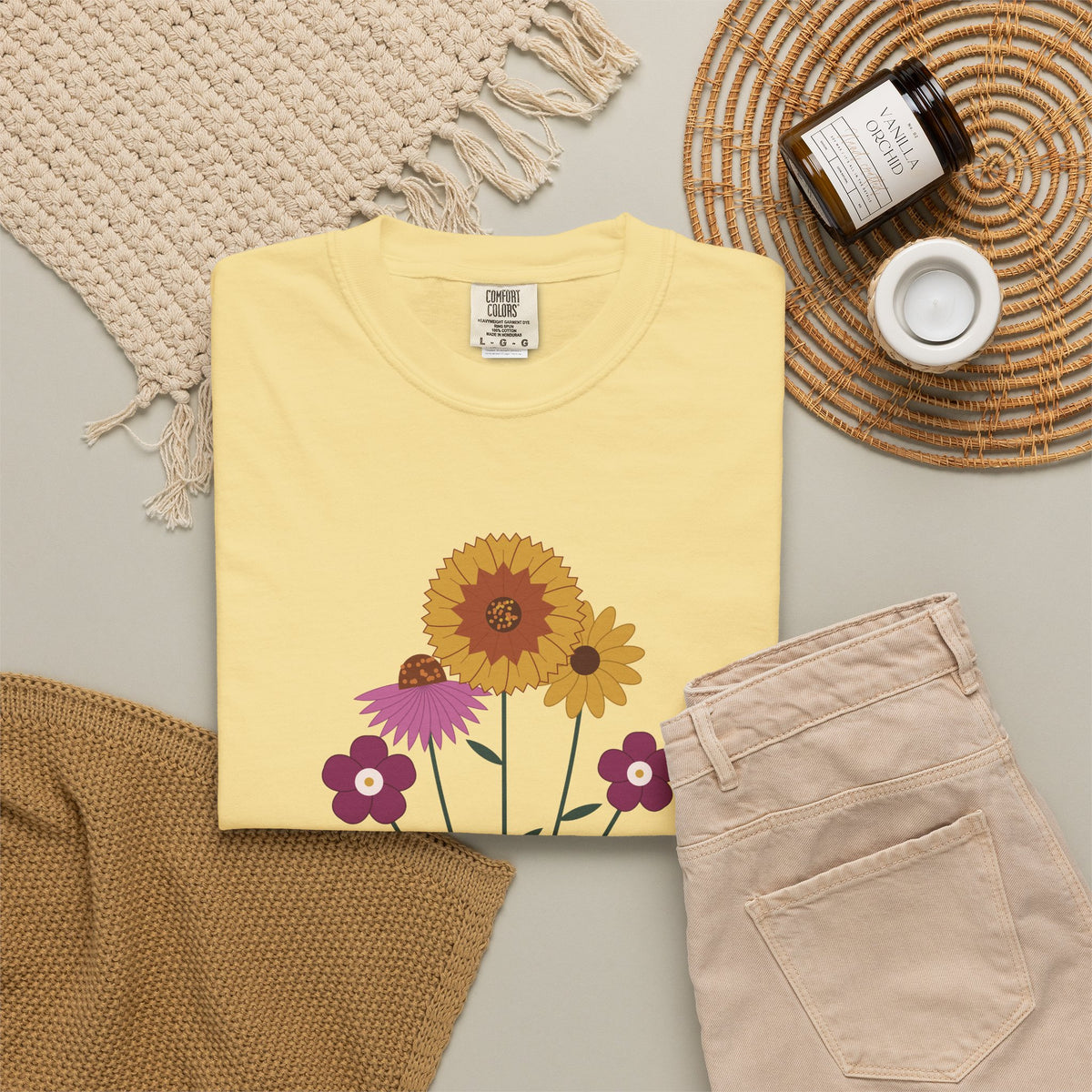 Oklahoma Grown Wildflower Tee | Comfort Colors