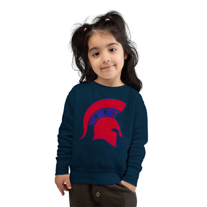 Bixby Spartan Red Logo Toddler Rabbit Skins Sweatshirt