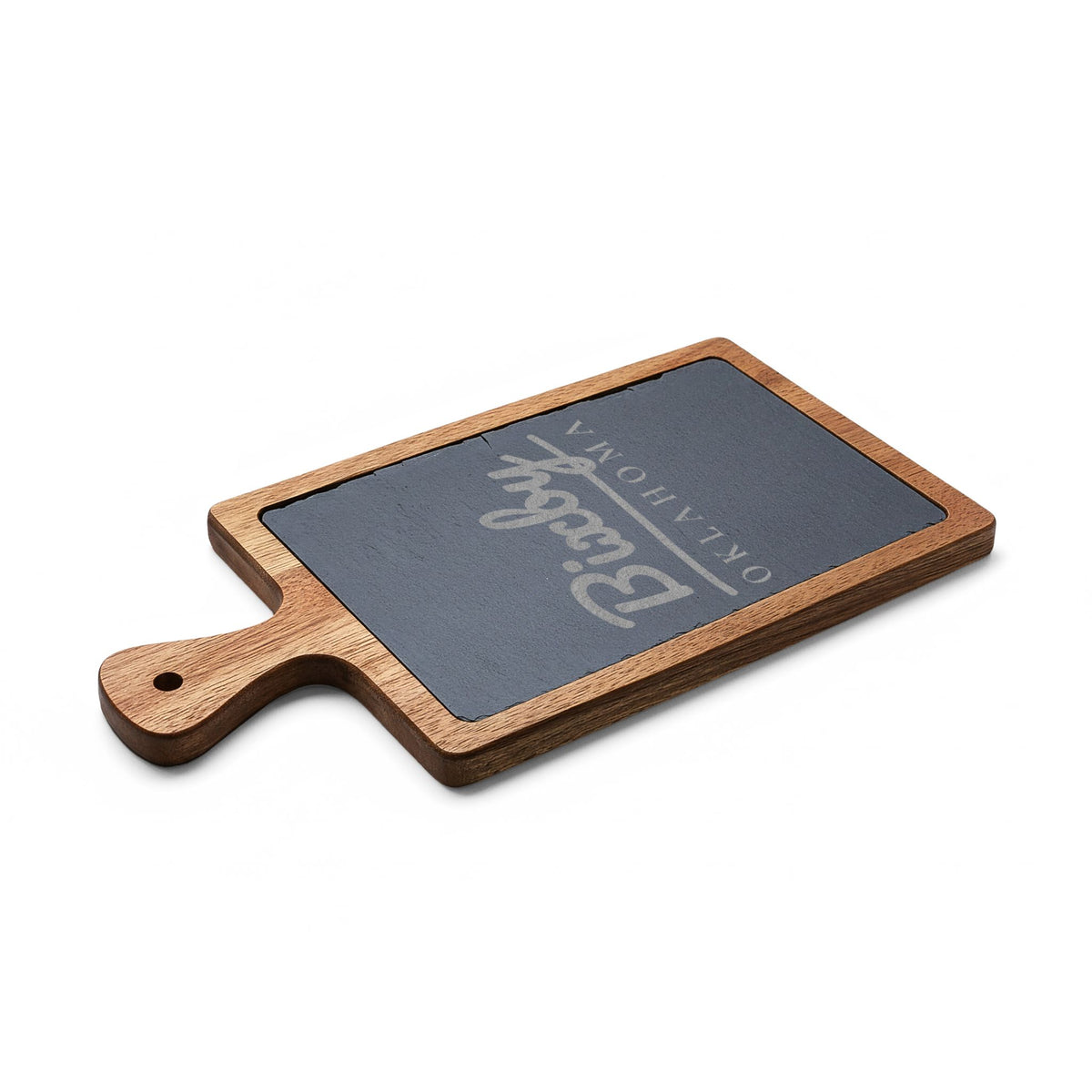 Bixby Garden Script Engraved Charcuterie Board