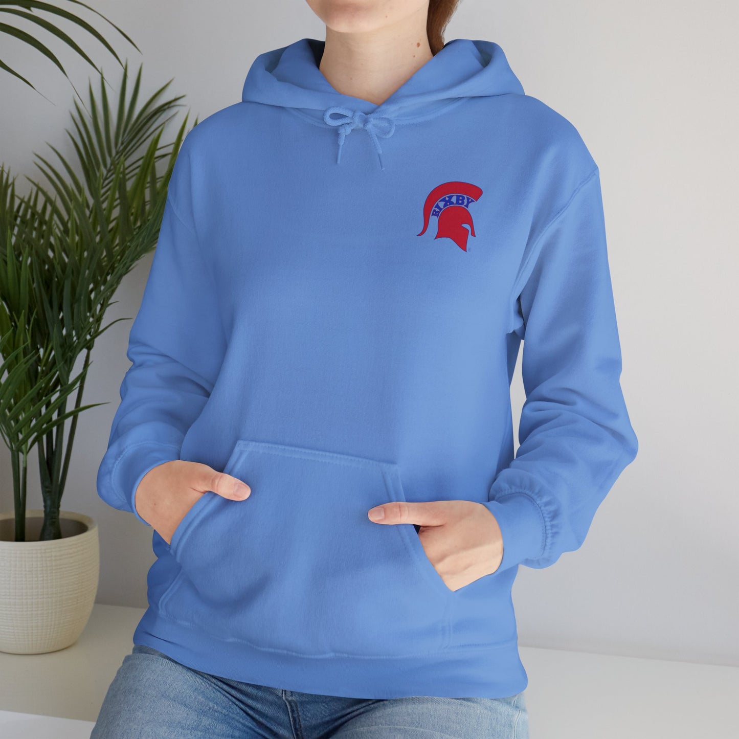 Spartan Red Logo Gildan Hoodie