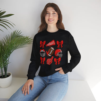 Bixby Spartan Cheer & Football Gildan Sweatshirt