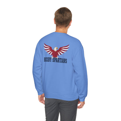 Bixby Spartan Patriotic Eagle with Spartan Logo and Sleeve Print