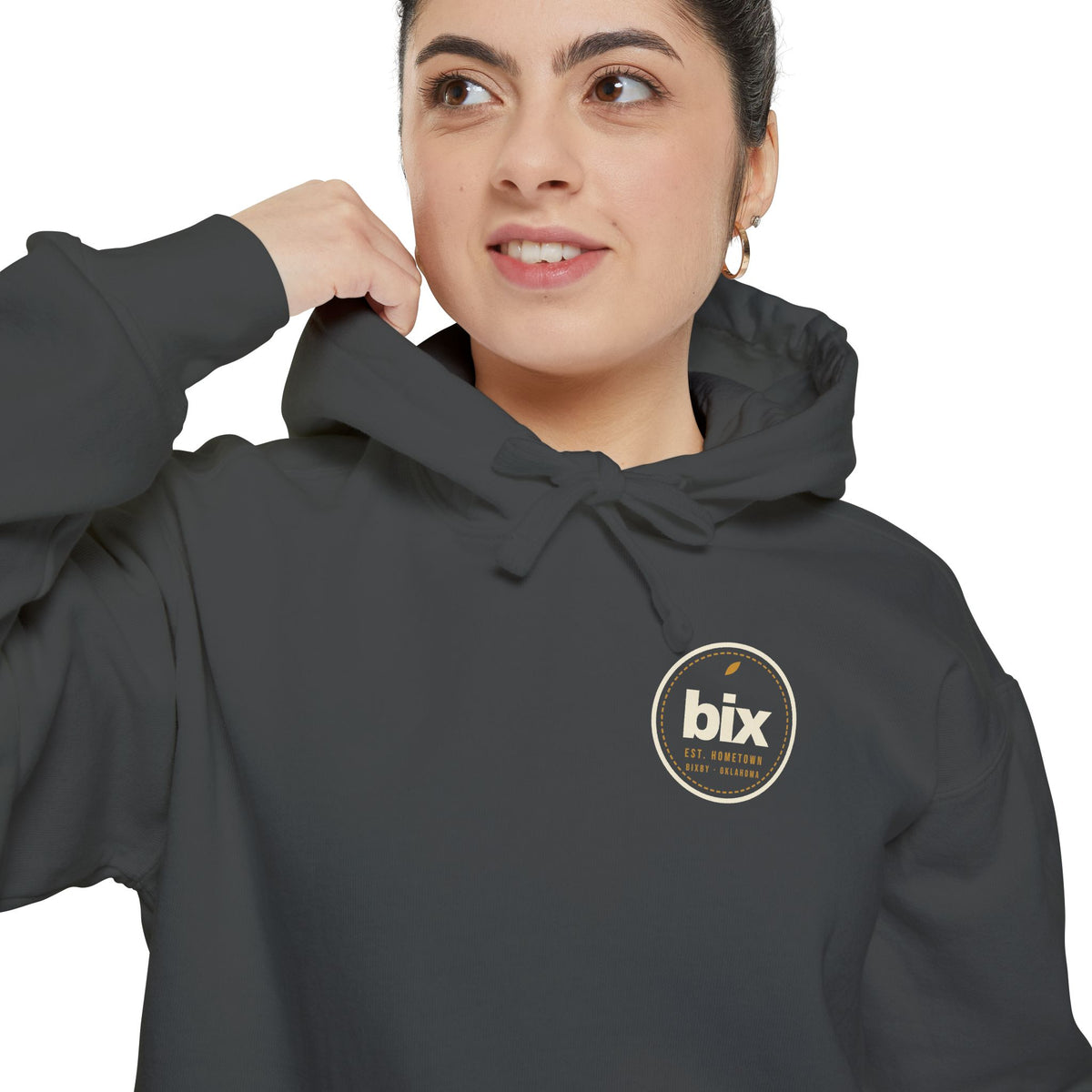 bix Stamp Left-Chest Hoodie