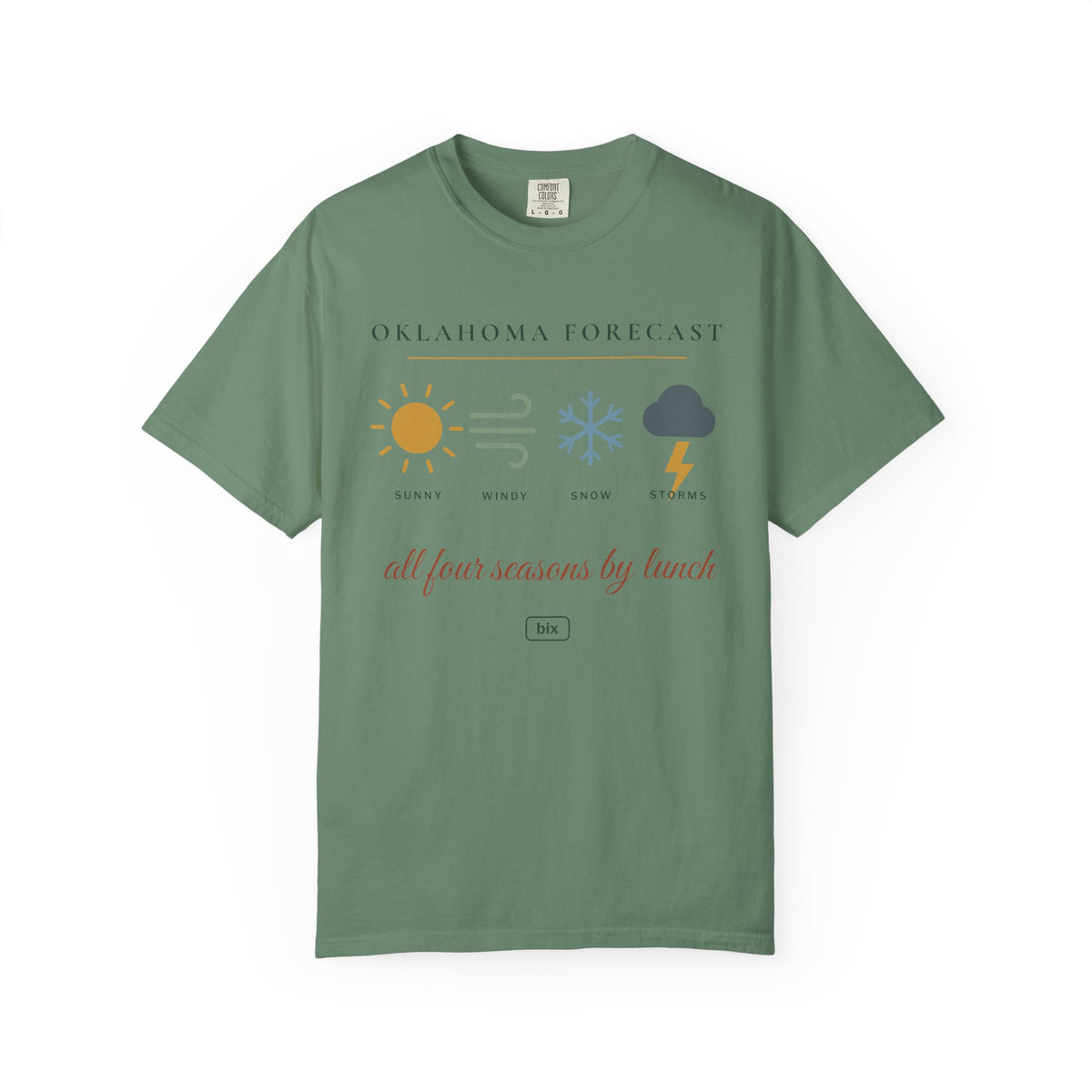 Oklahoma Forecast Tee | Comfort Colors