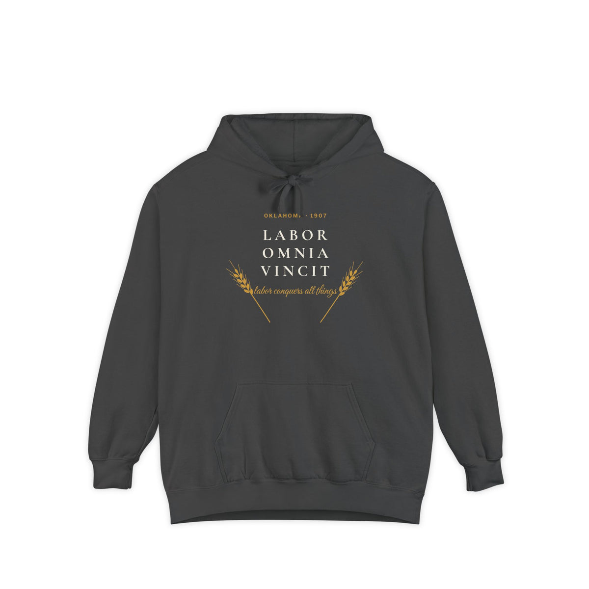 Labor Omnia Vincit Oklahoma Hoodie | Comfort Colors