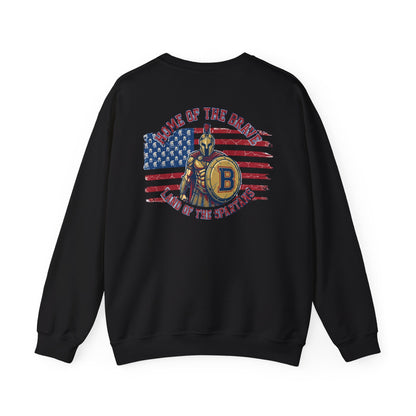 Patriotic Land of the Spartans Gildan Sweatshirt