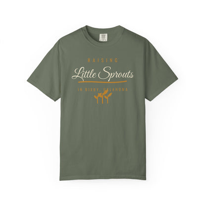 Raising Little Sprouts in Bixby Comfort Colors Tee