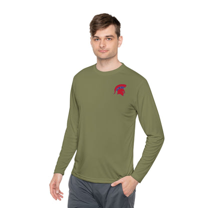 Spartan White Logo Long-Sleeve Sport-Tek Pullover