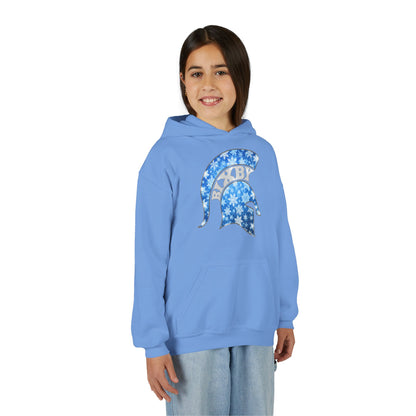 Bixby Spartan Winterfrost Youth Gildan Hoodie