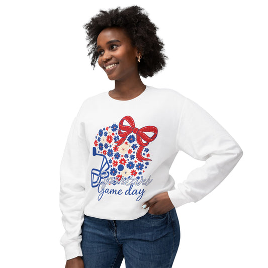 Spartans Floral Helmet Premium Comfort Colors Sweatshirt