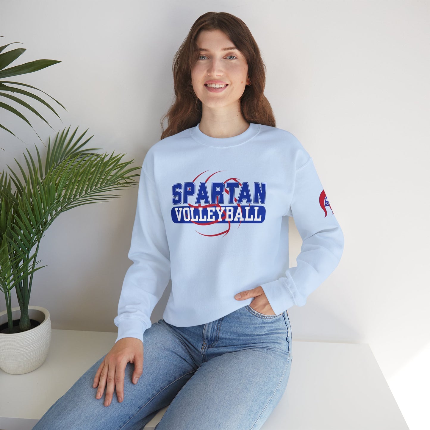 Bixby Spartan Volleyball Gildan Sweatshirt