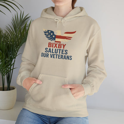 Bixby Salutes Our Veterans Gildan Hoodie