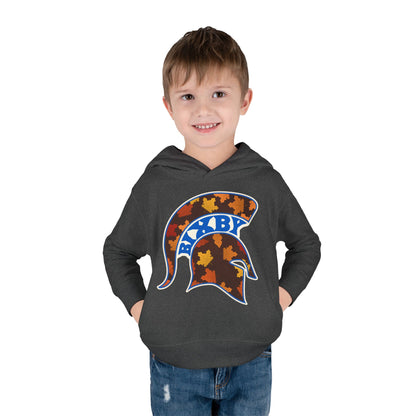 Bixby Spartans Fall Leaves Helmet Toddler Hoodie – Little Spartan Autumn Hoodie