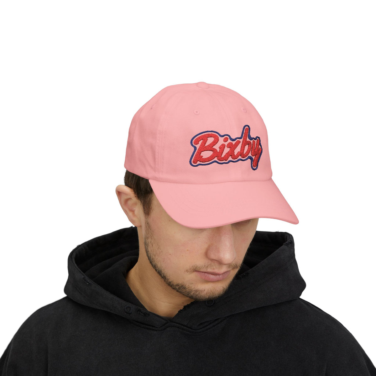 Bixby Spartans Retro Script Embroidered Dad Hat – Classic Adjustable Ball Cap