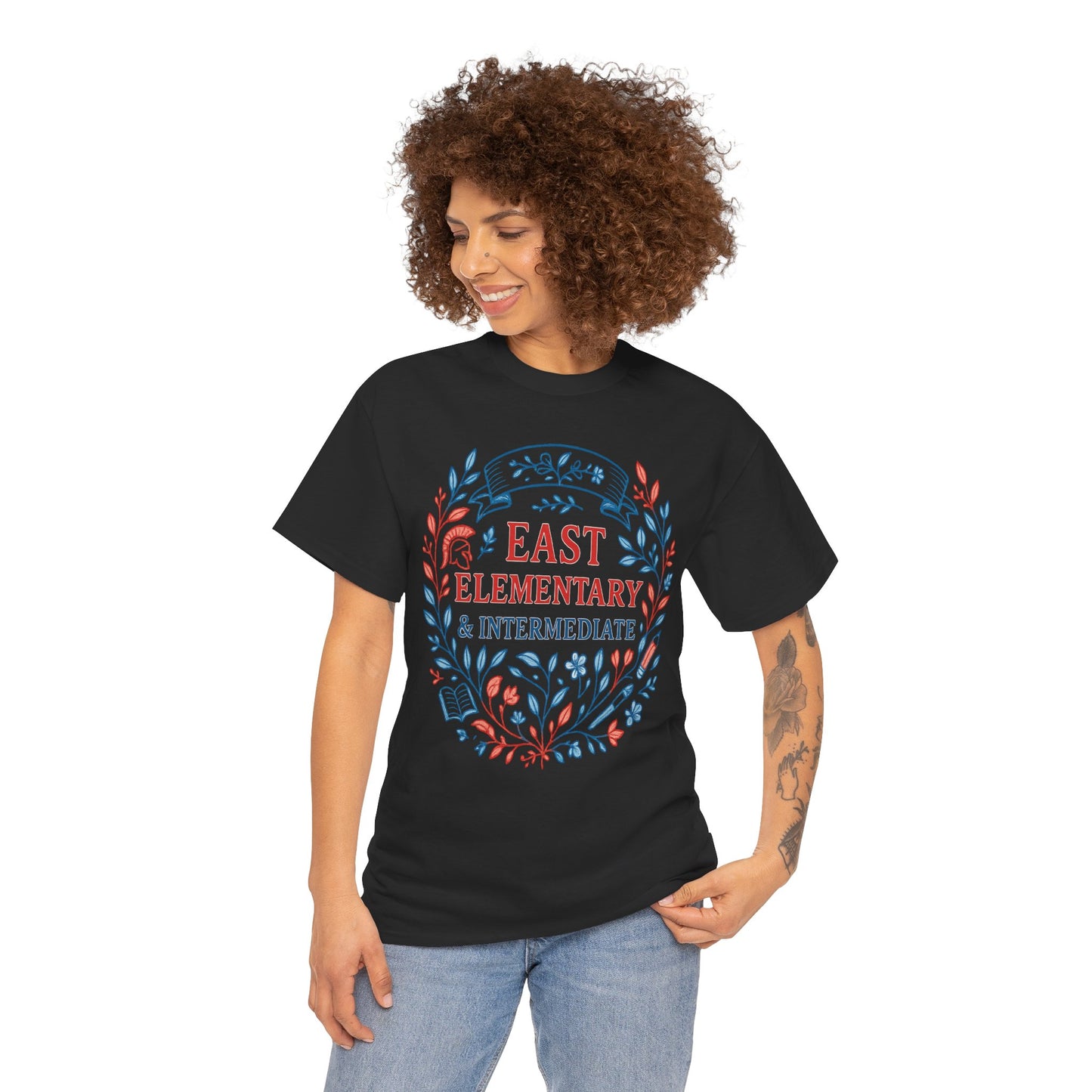 Ornate East Elementary and Intermediate Spartan Gildan Tee