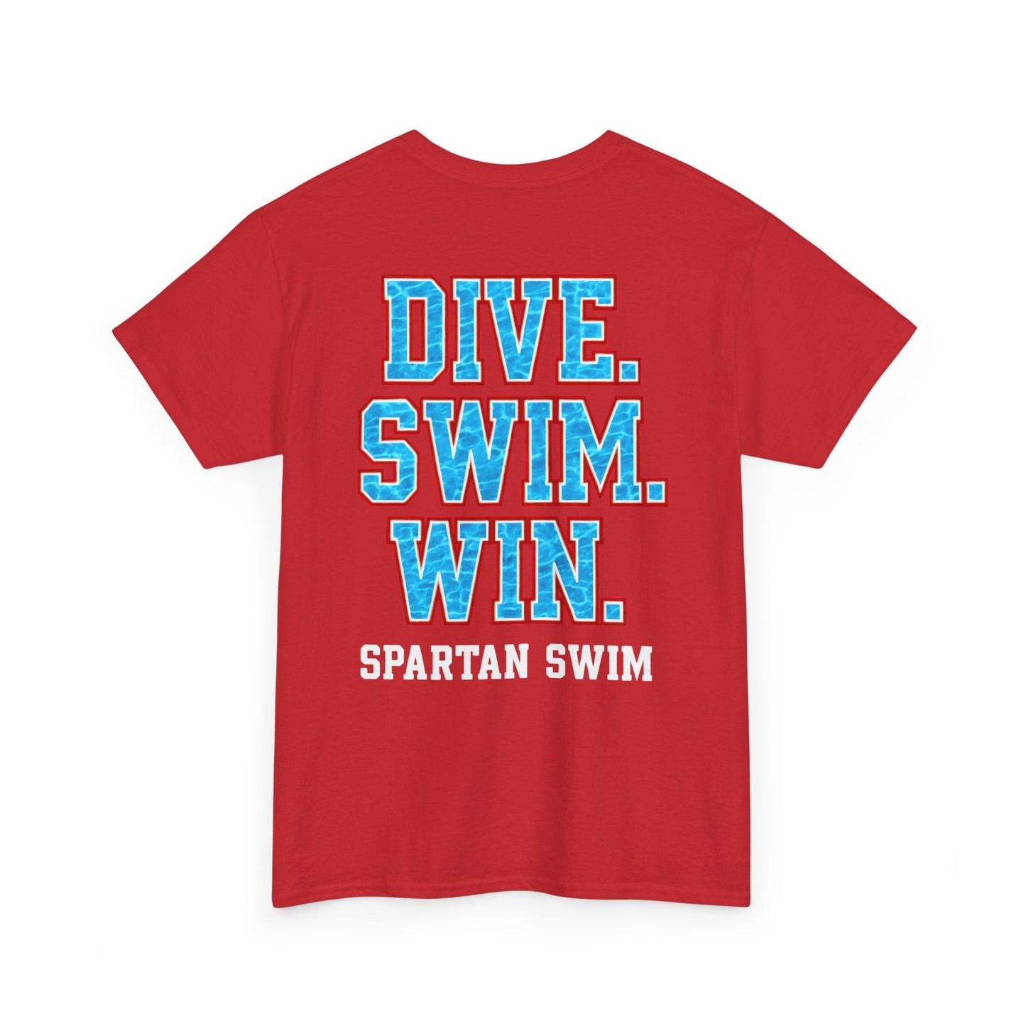 Dive. Swim. Win. Spartan Swim Gildan Tee