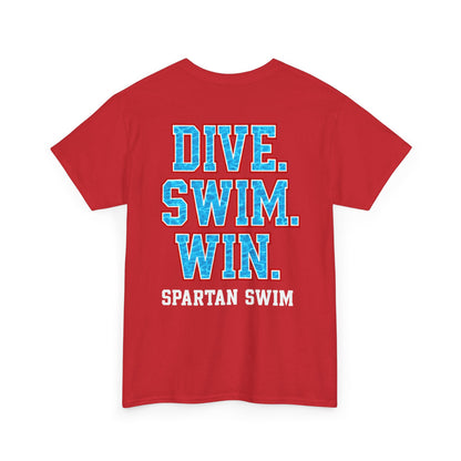 Dive. Swim. Win. Spartan Swim Gildan Tee