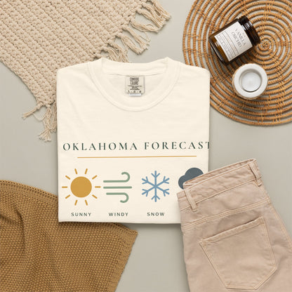 Oklahoma Forecast Tee | Comfort Colors