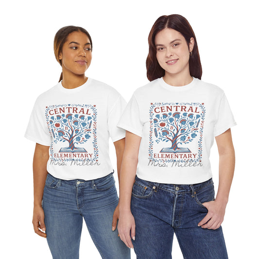 Ornate Spartan Central Elementary Gildan Tee