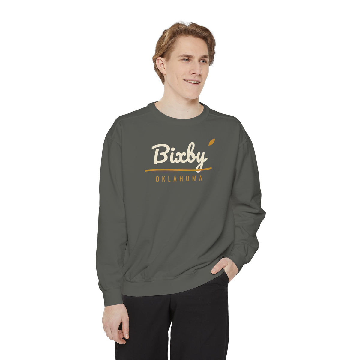 Bixby Oklahoma Script Crewneck