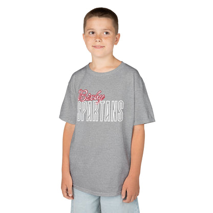 Bixby Spartans Cursive Youth Gildan Tee
