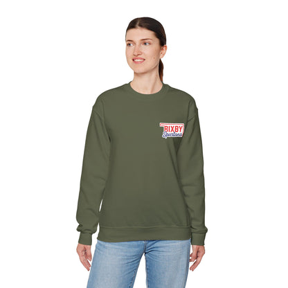 Bixby OK Spartans Embroidered Gildan Sweatshirt