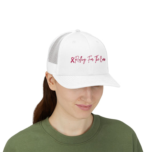 Where RV USA Breast Cancer Awareness Embroidered Trucker Snapback