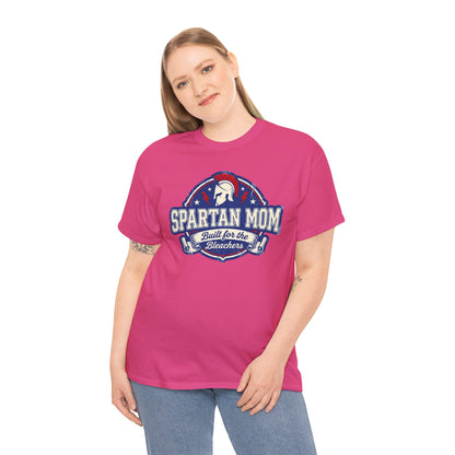 Spartan Mom T-Shirt - Built for the Bleacher, School Spirit Mom Tee