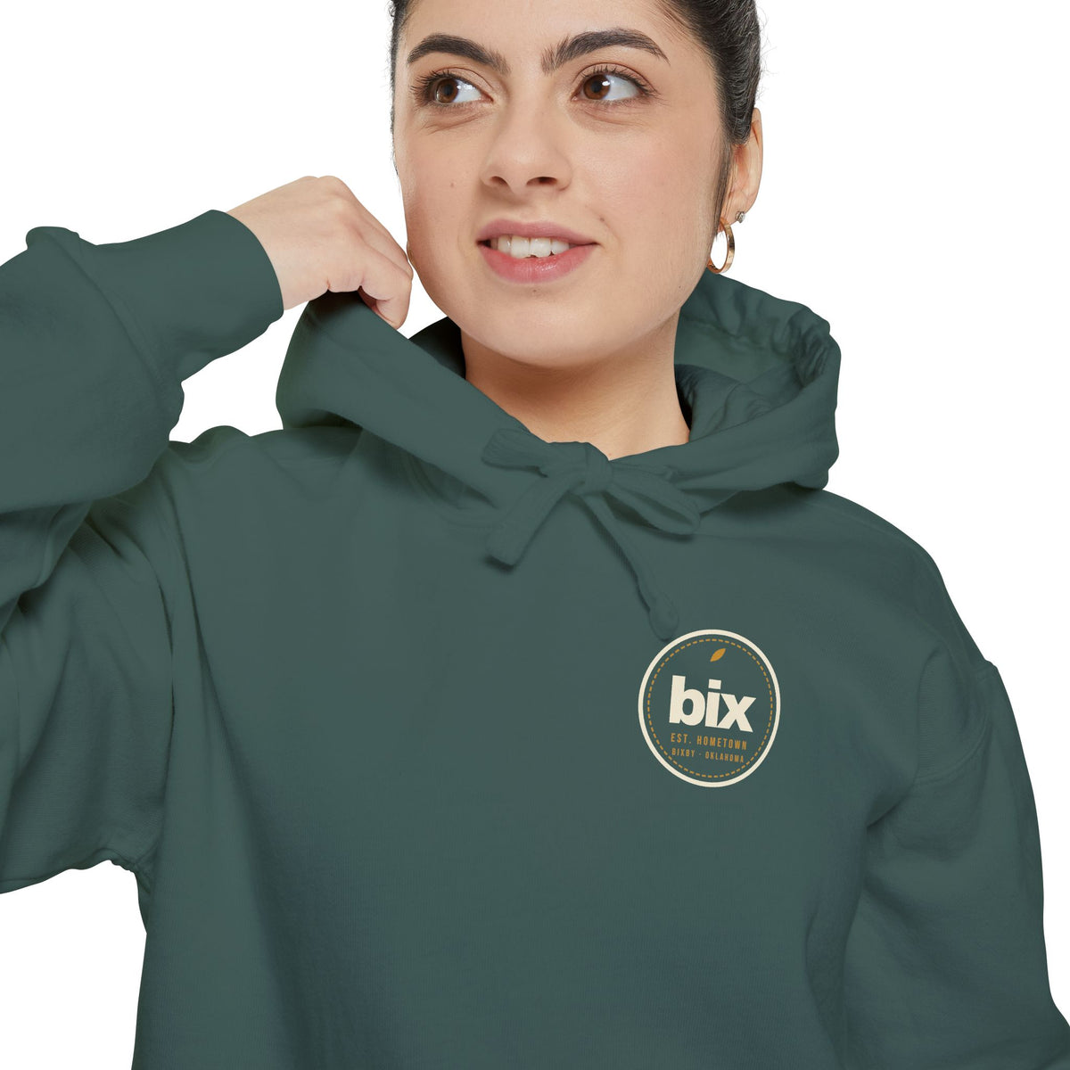 bix Stamp Left-Chest Hoodie