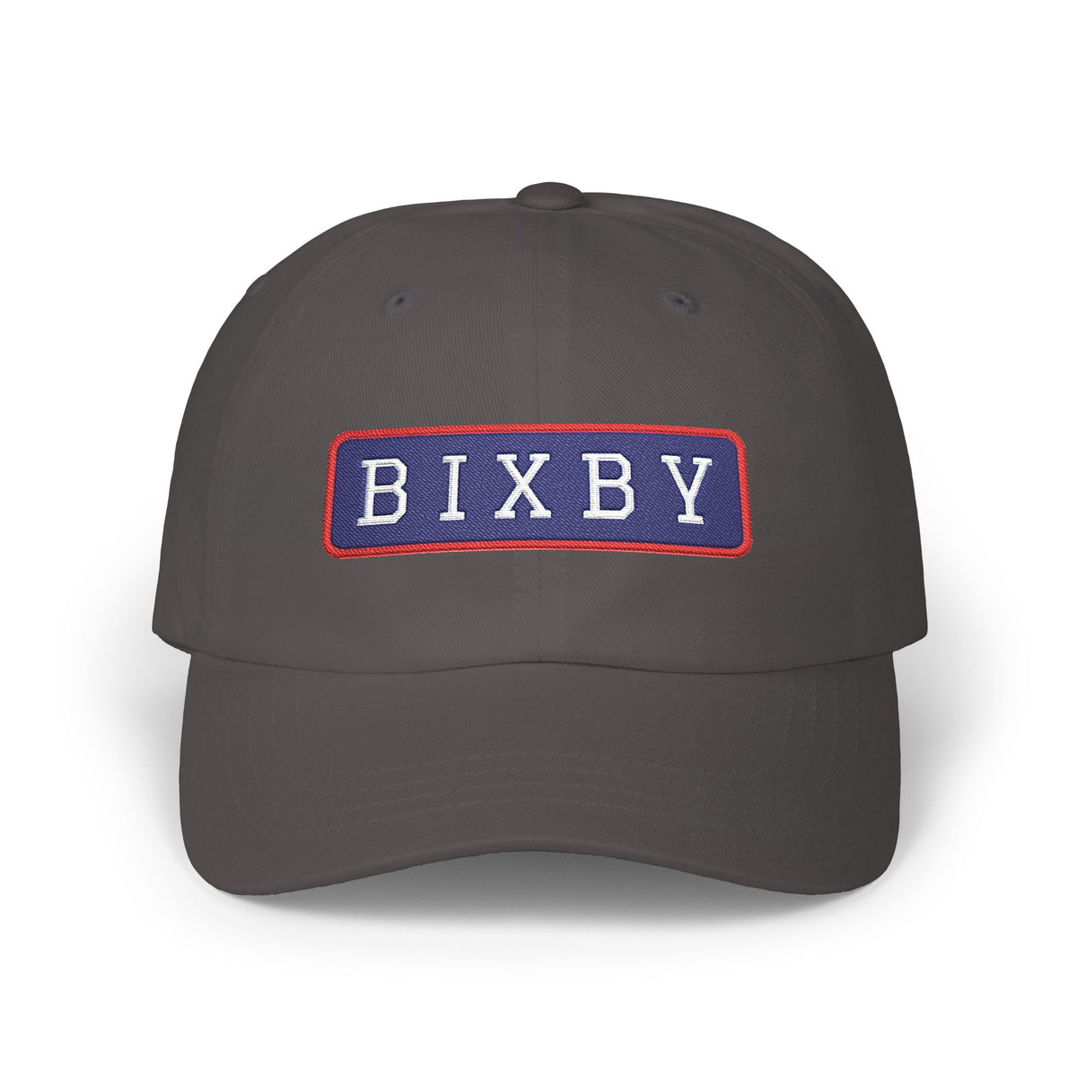 Bixby Spartans Embroidered Dad Hat, BIXBY Bar