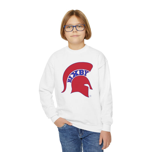 Spartan Red Logo Youth Gildan Sweatshirt